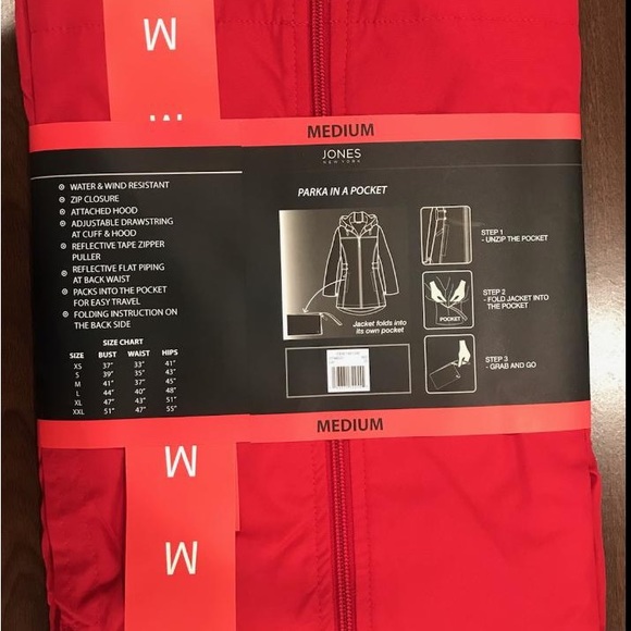 Johns New York Woman Hooodie Jacket. Size M New - Picture 4 of 5